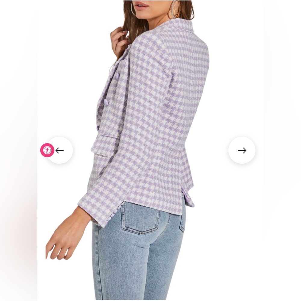 Generation Love Eliza
Lavender Tweed Blazer - Picture 2 of 5